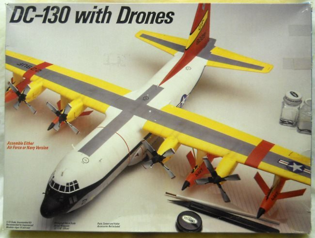 Testors 1/72 DC-130 With Drones - Drone Director - Air Force or Navy, 690 plastic model kit